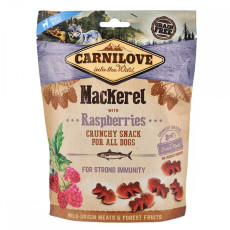 Ласощі Carnilove Dog Crunchy Snack скумбрія та малина для собак, 200 г