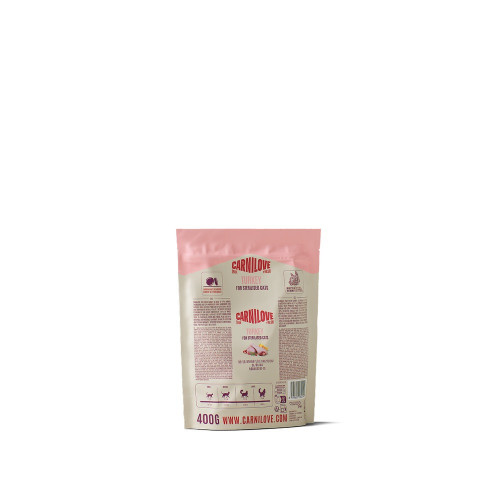 Корм сухий Carnilove True Fresh Turkey Sterilised для стерилізованих котів індичка 400 г