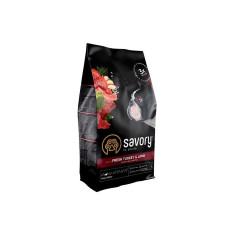 Сухой корм Savory Small для собак малых пород, со свежим ягненком и индейкой, 1 кг