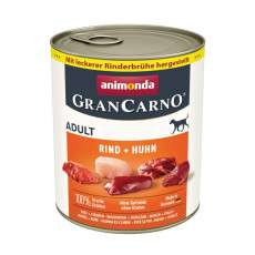 Влажный корм Animonda GranCarno для взрослых собак, с говядиной и курицей, 800 г