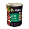 Вологий корм Savory для дорослих вибагливих кішок, з качкою, 400 г