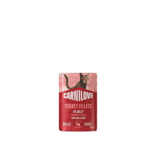 Корм вологий Carnilove Jelly Turkey with Valerian для котів індичка і валеріана в желе 85 г