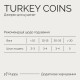 Джерки Savory Puppy Coins With Turkey, монетки для цуценят з індичкою, 100 г