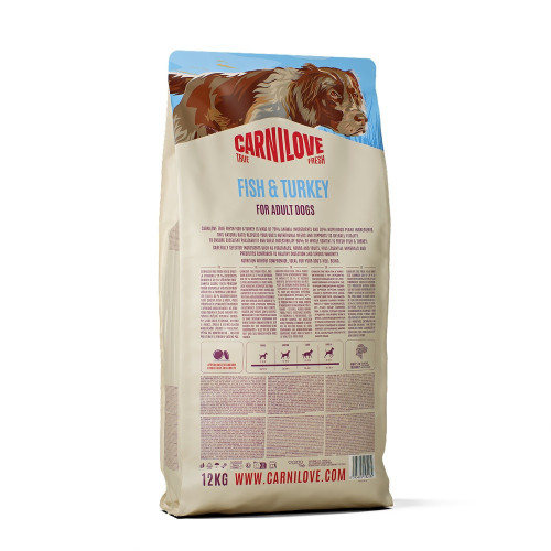 Корм сухий Carnilove True Fresh Fish & Turkey для cобак риба та індичка 12 кг