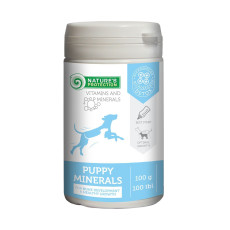 Мінеральна кормова добавка Nature`s Protection Puppy Minerals для цуценят та молодих собак, 100 таб