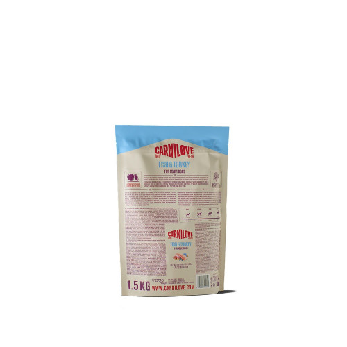 Корм сухий Carnilove True Fresh Fish & Turkey для cобак риба та індичка 1,5 кг
