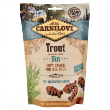 Ласощі Carnilove Dog Semi Moist з фореллю та кропом для собак, 200 г